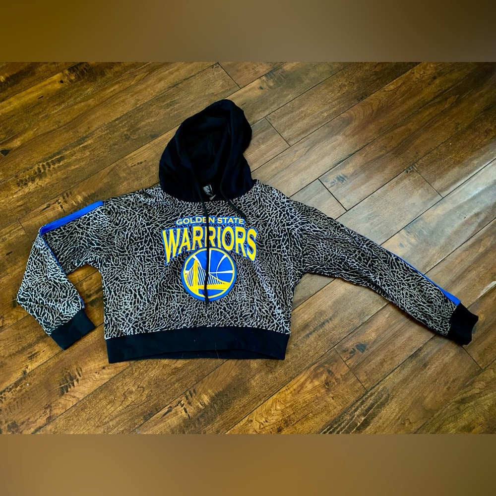 Golden State Warriors Cropped Hoodie